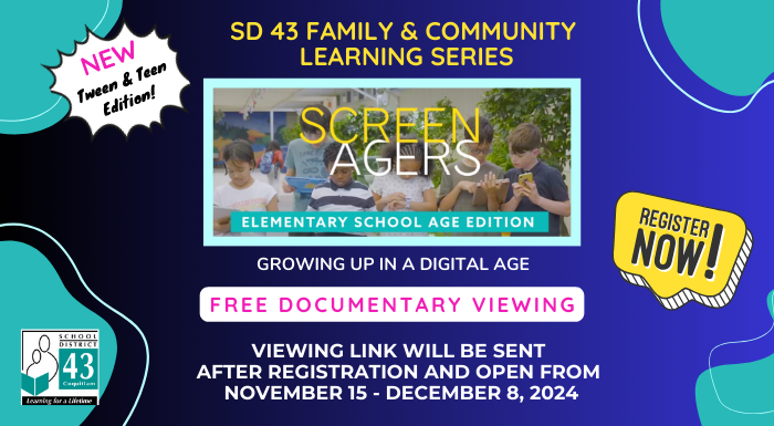 Register to view FREE Screenagers: Elementary Documentary 