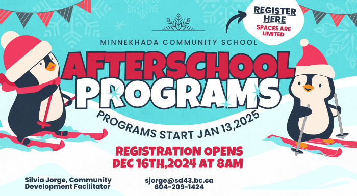 Minnekhada Middle School Afterschool Programs